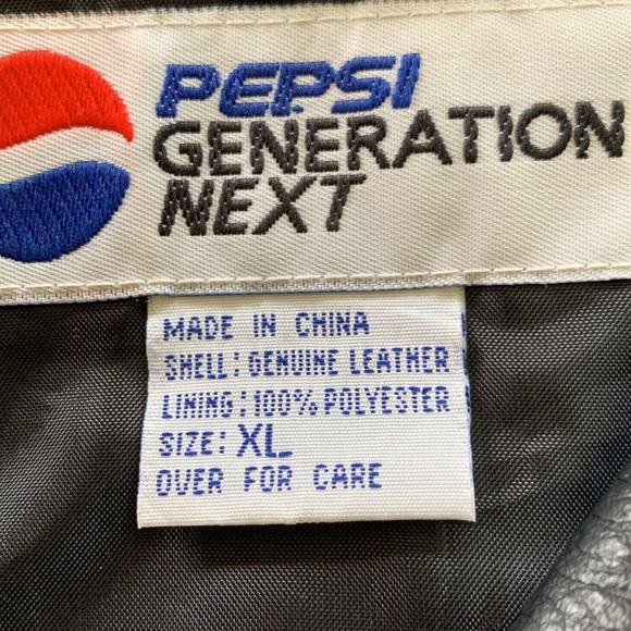 Vintage Pepsi Leather Jacket. Size XL. - Picture 4 of 8